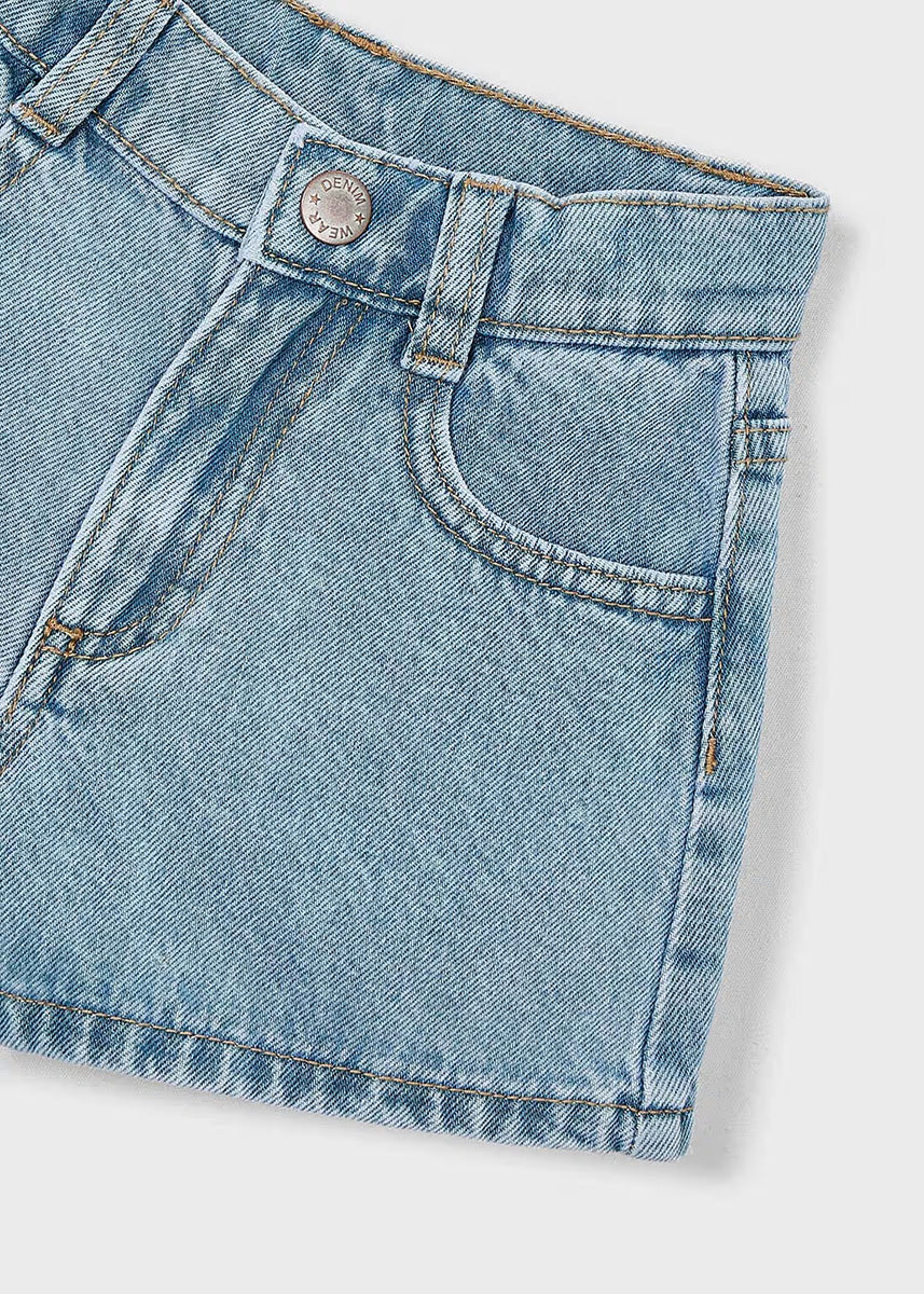 Abigail Denim Shorts - Light - Image 4
