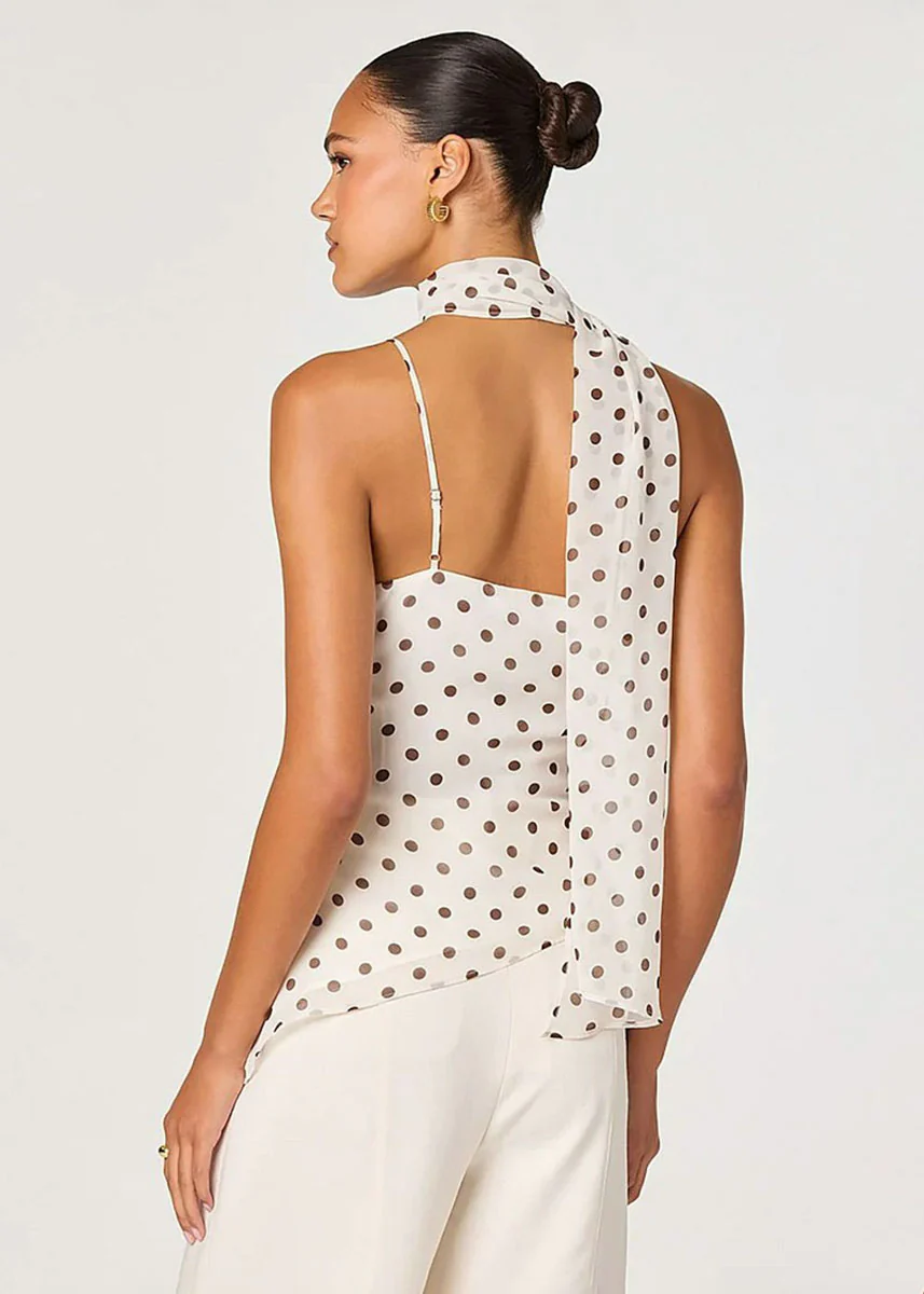 Adrie Top - Cream Polka Dot - Image 3