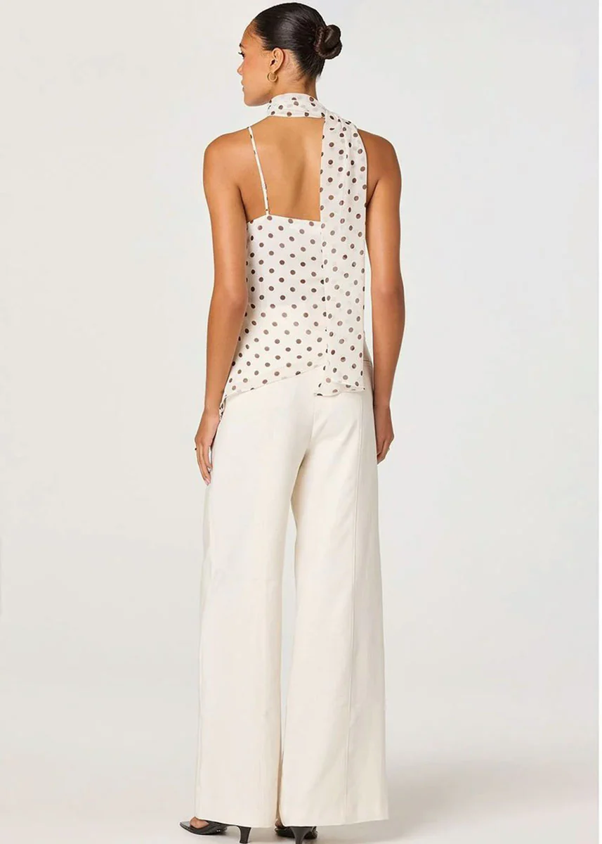 Adrie Top - Cream Polka Dot - Image 5