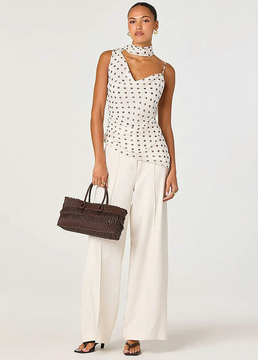 Adrie Top - Cream Polka Dot - Image 6