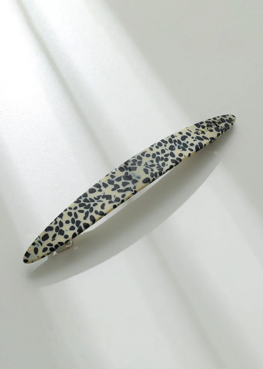 Aimee Core Oblong Oval French Barrette Hair Clip - Image 4