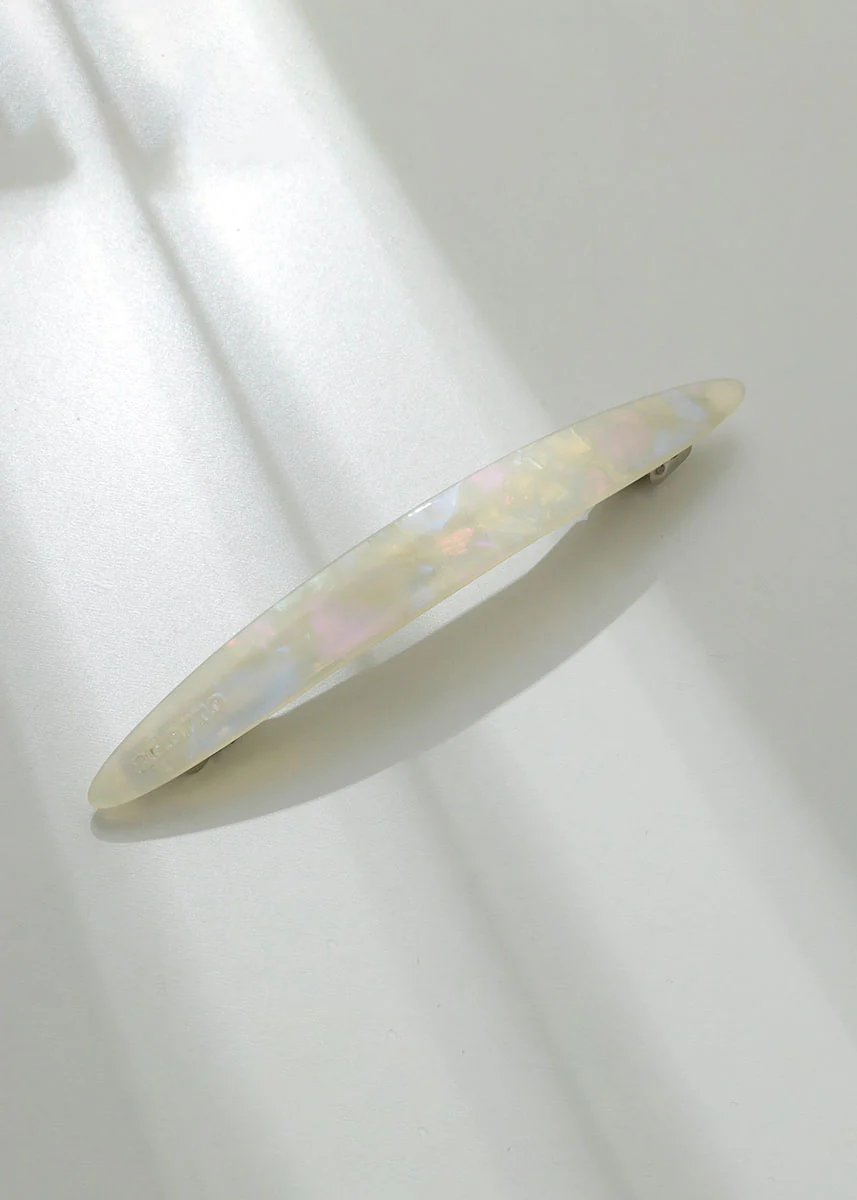 Aimee Core Oblong Oval French Barrette Hair Clip - Image 5