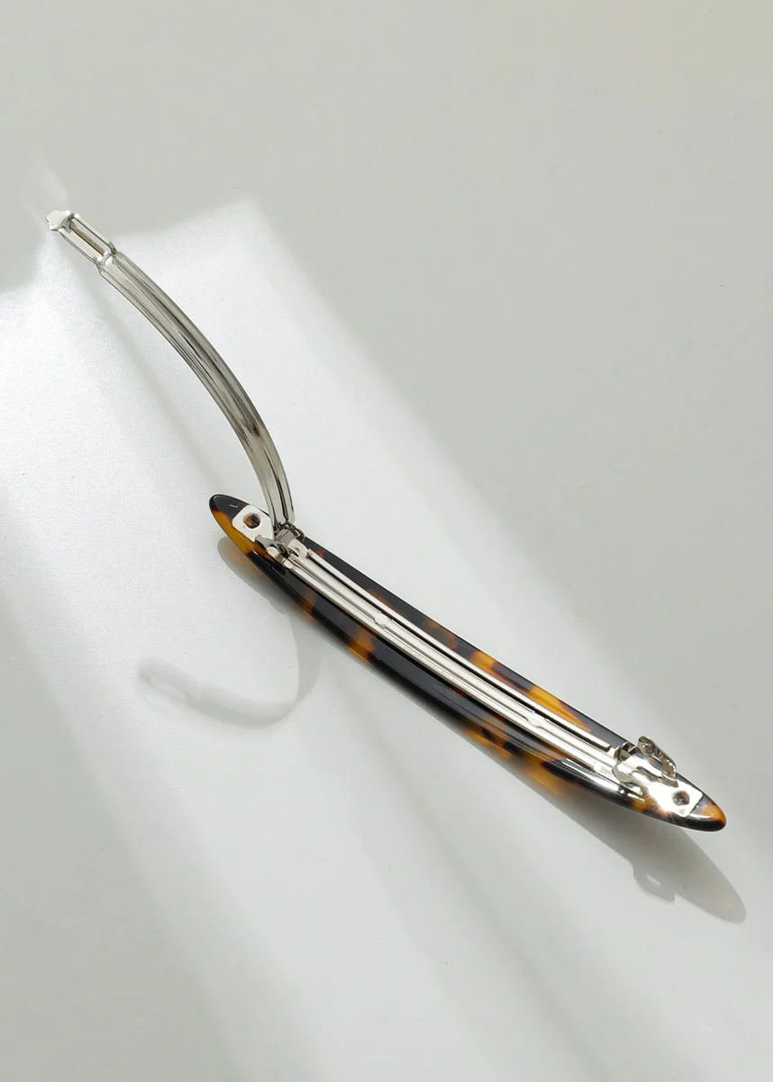 Aimee Core Oblong Oval French Barrette Hair Clip - Image 8