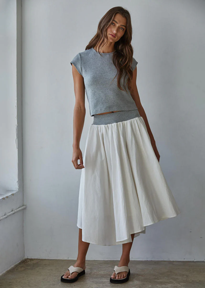 Aisling Top - Heather Grey - Image 3