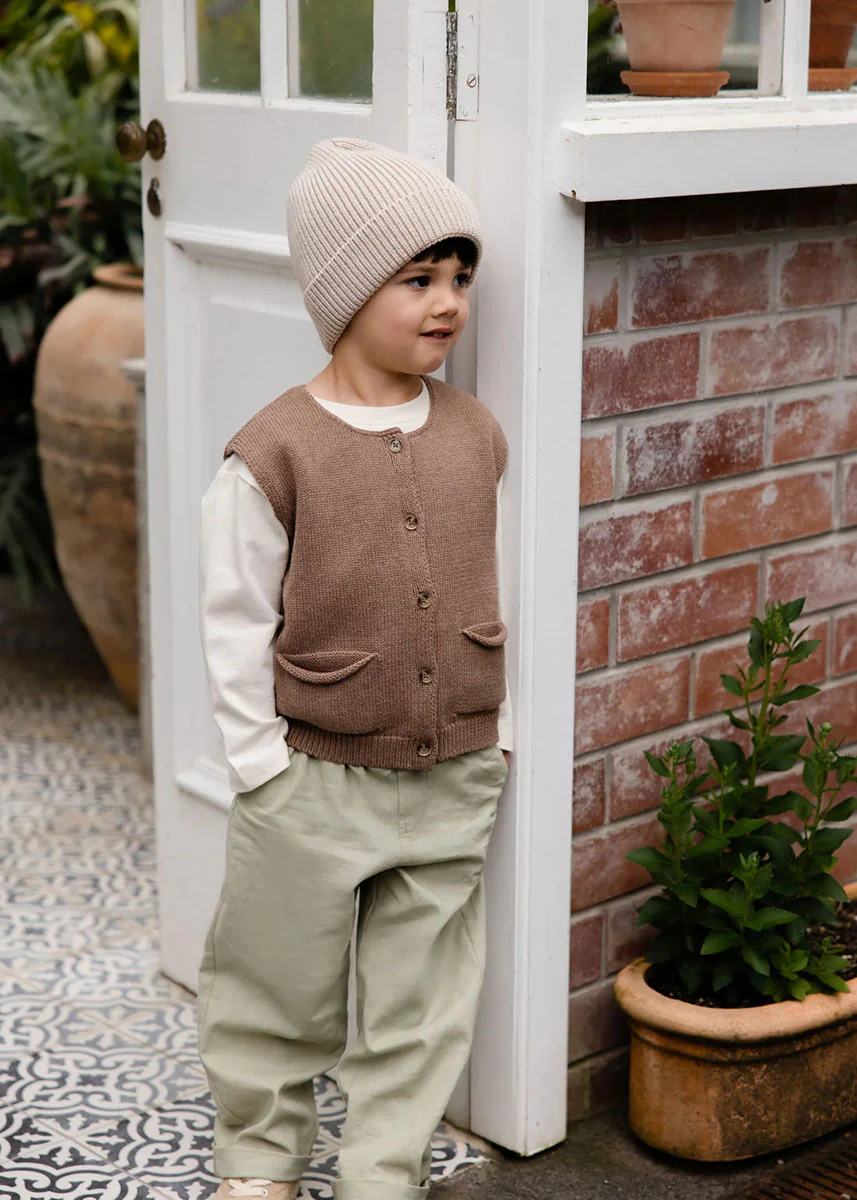 Ali Linen Pant - Lichen - Image 3