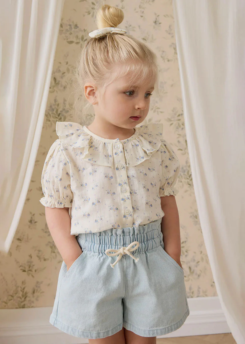 Alora Ruffle Top - Molly Blue - Image 2