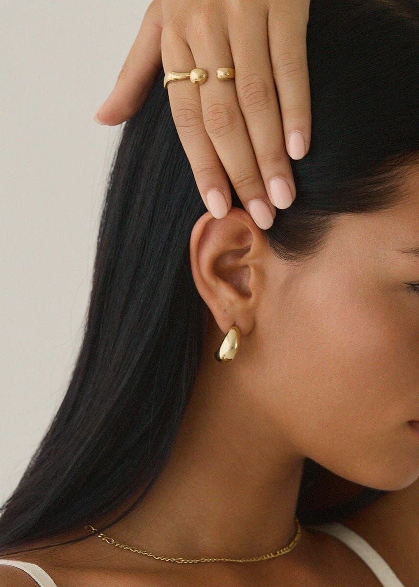 Antibes Earrings - Gold - Image 2
