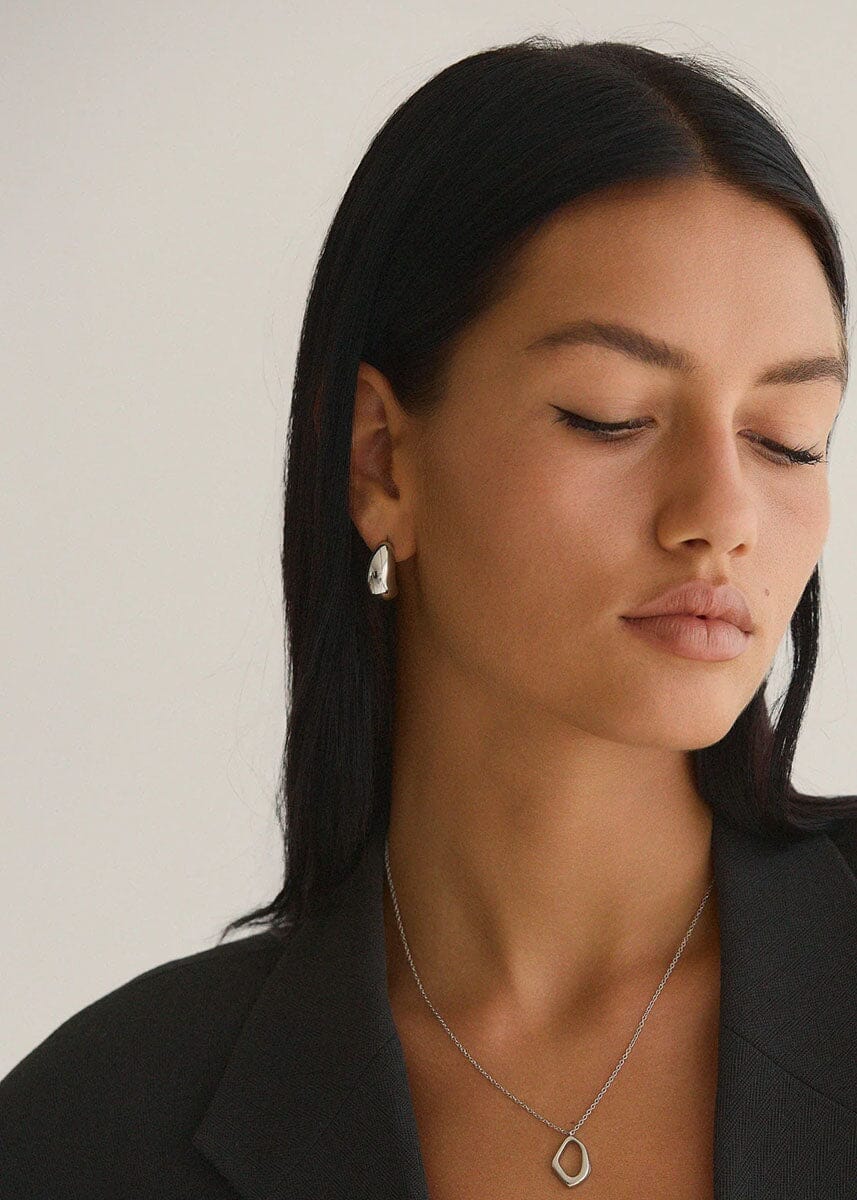 Antibes Earrings - Silver - Image 3
