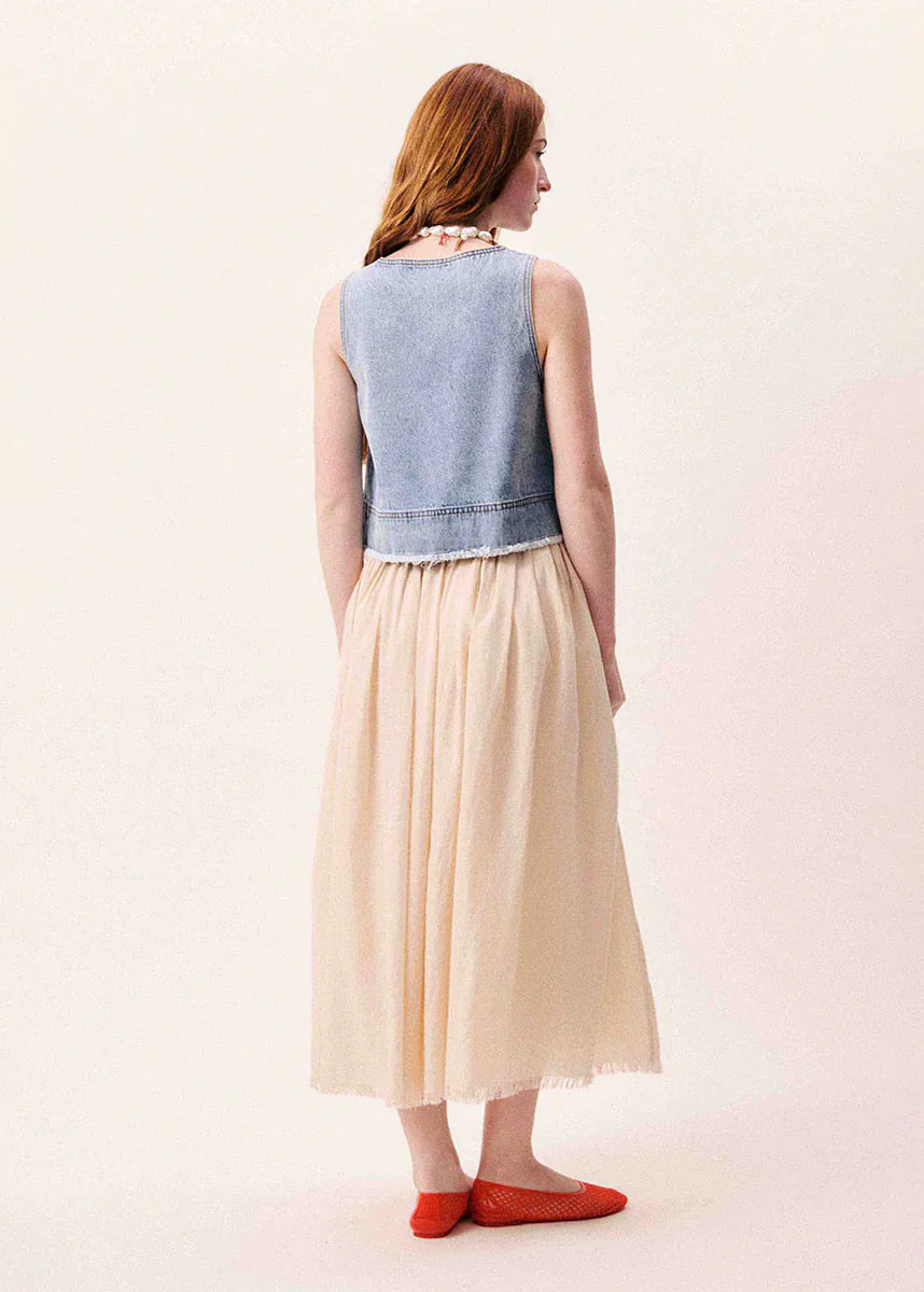 Aqualina Top - Bleu Jean - Image 3