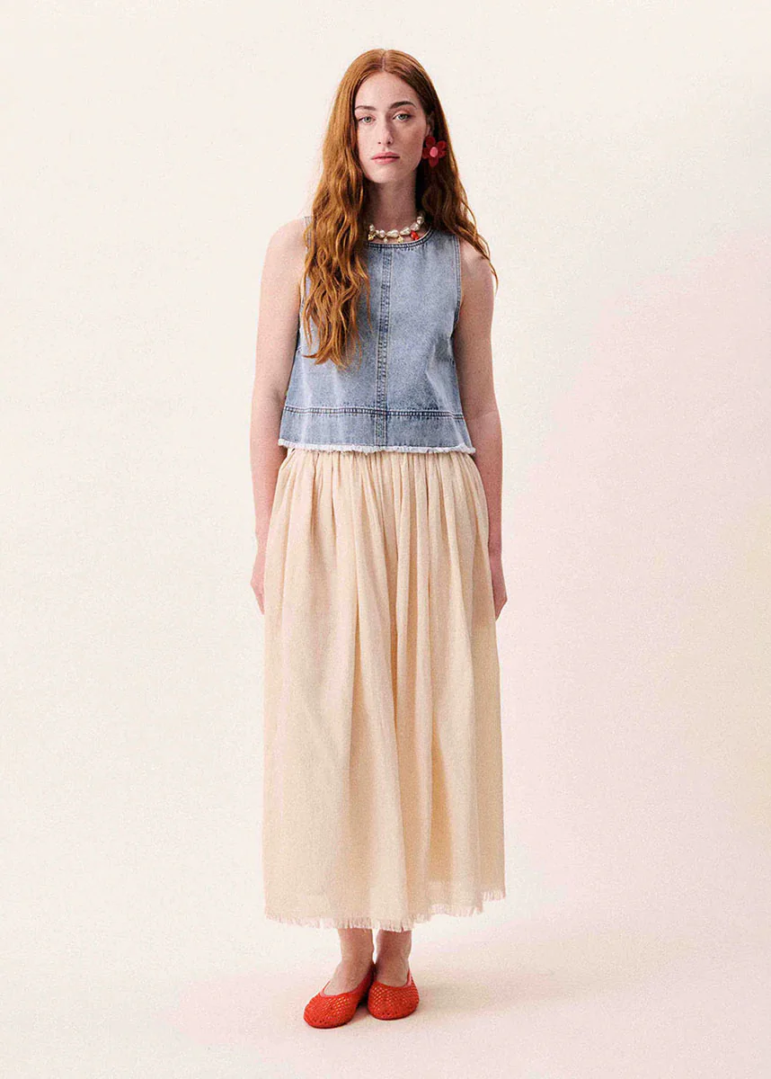 Aqualina Top - Bleu Jean - Image 5