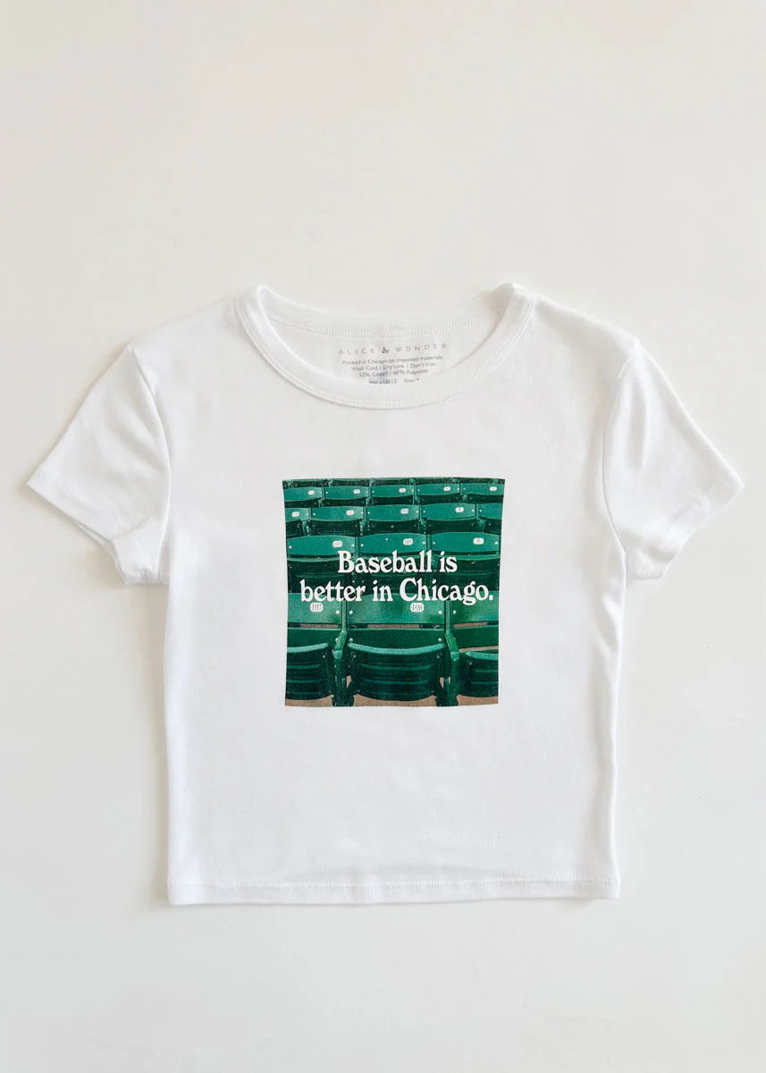 Baseball Is Better In Chicago Baby Tee - Image 2