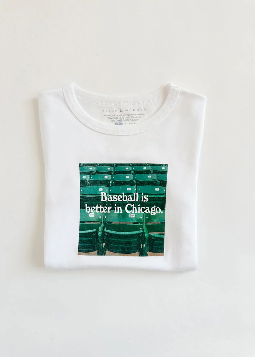 Baseball Is Better In Chicago Baby Tee - Image 8