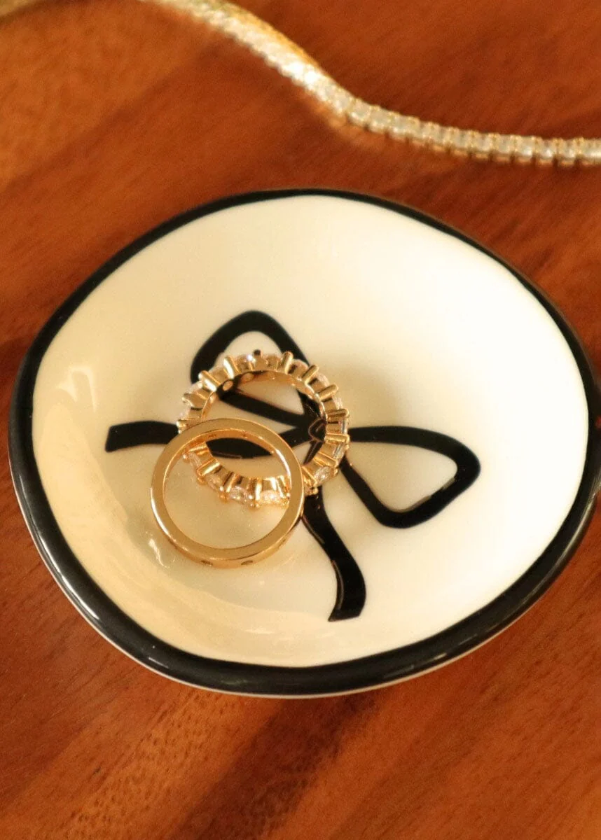 Black Bow Ring Dish - Image 2