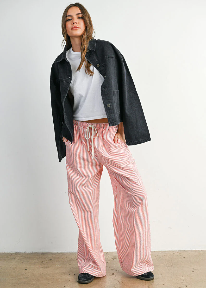 Bobbi Button-Down Denim Jacket - Black - Image 5