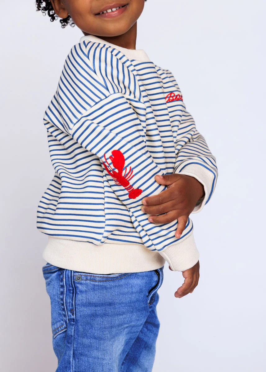 Boston Striped Patch Sweatshirt - Image 3