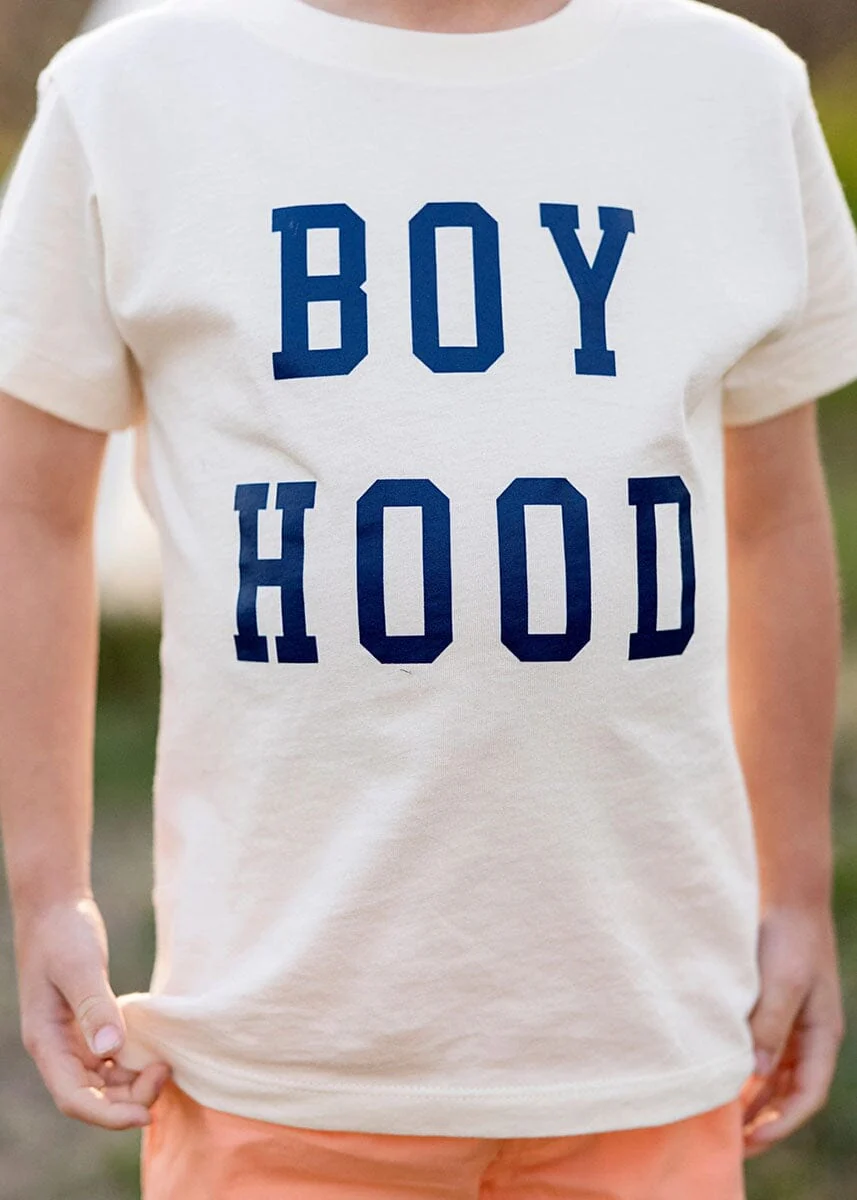 Boy Hood Toddler Tee - Natural - Image 3