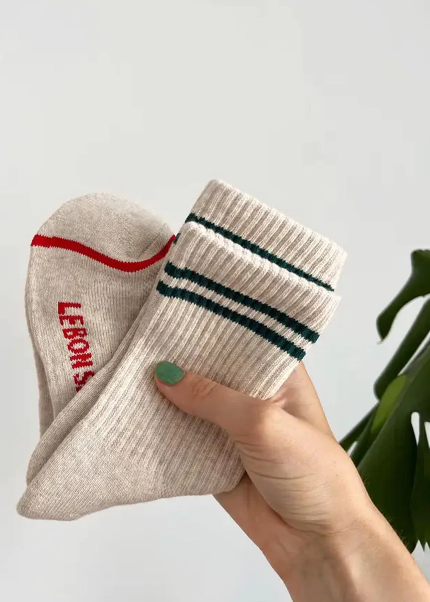 Boyfriend Socks - Oatmeal - Image 2