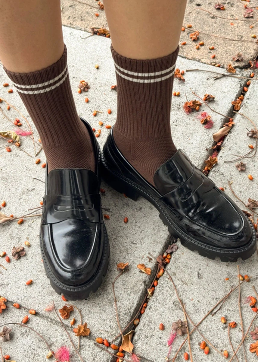 Boyfriend Socks - Wood - Image 2