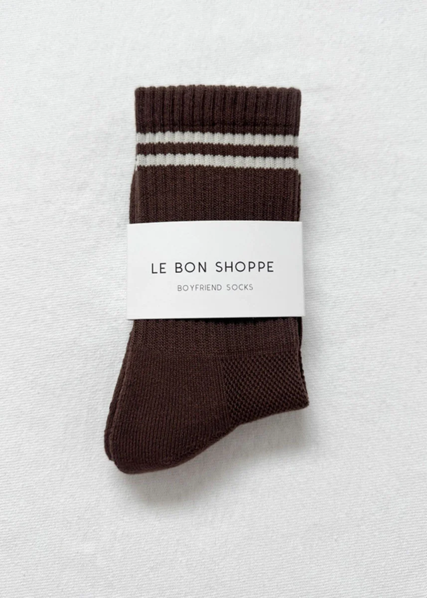 Boyfriend Socks - Wood - Image 3