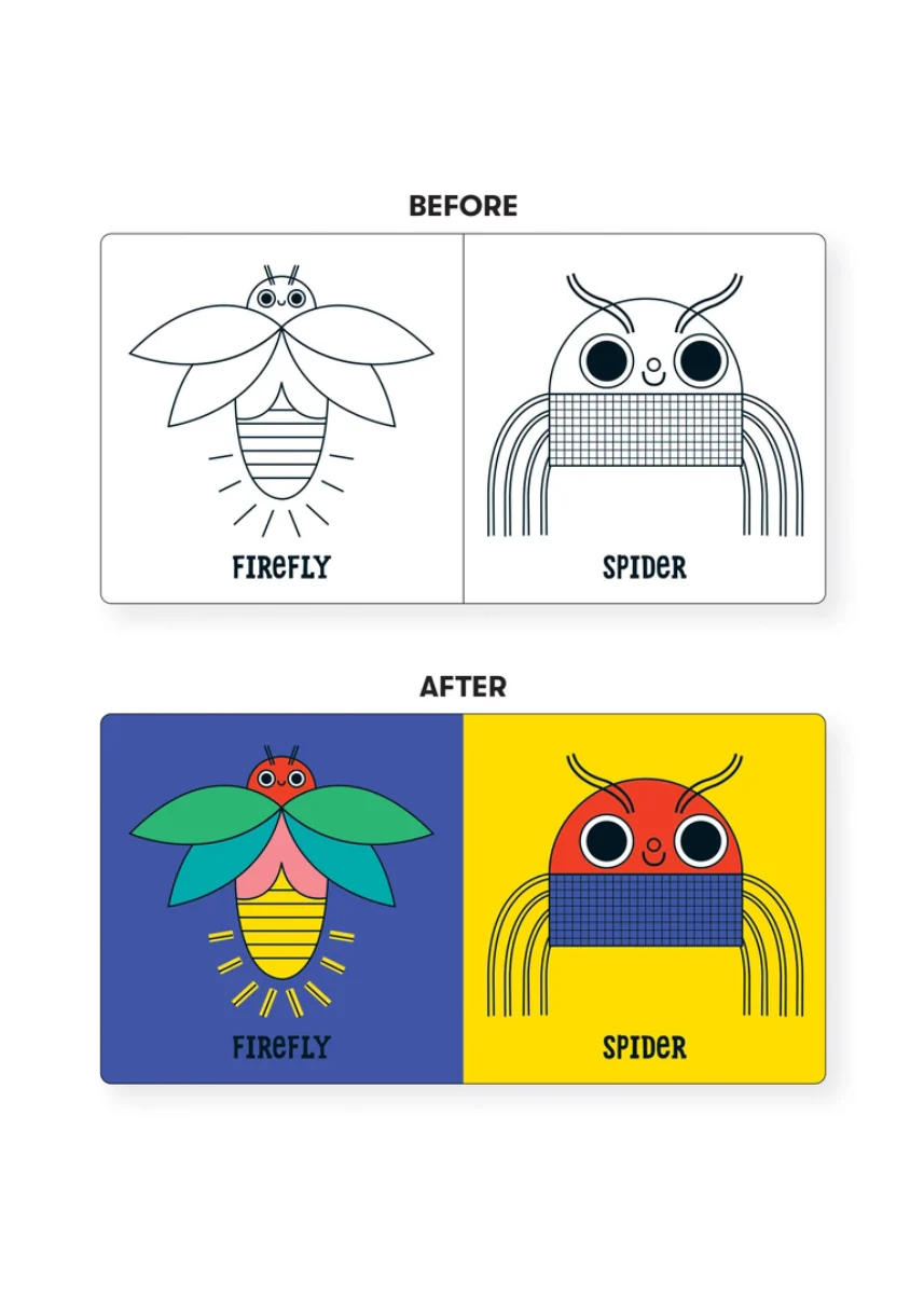 Bug Out! Color Magic Bath Book - Image 3