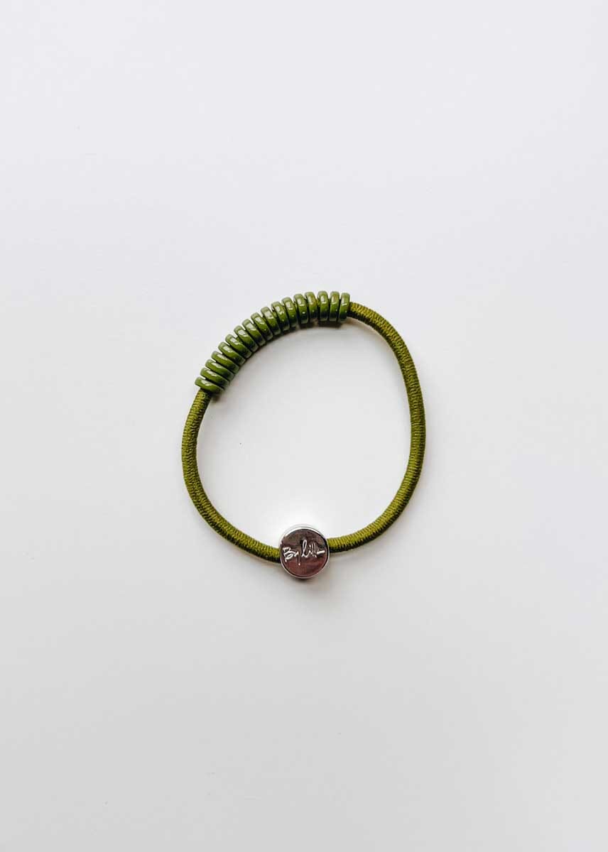 By Lilla Single Hair Tie Bracelet  - Enamel Discs - Image 3