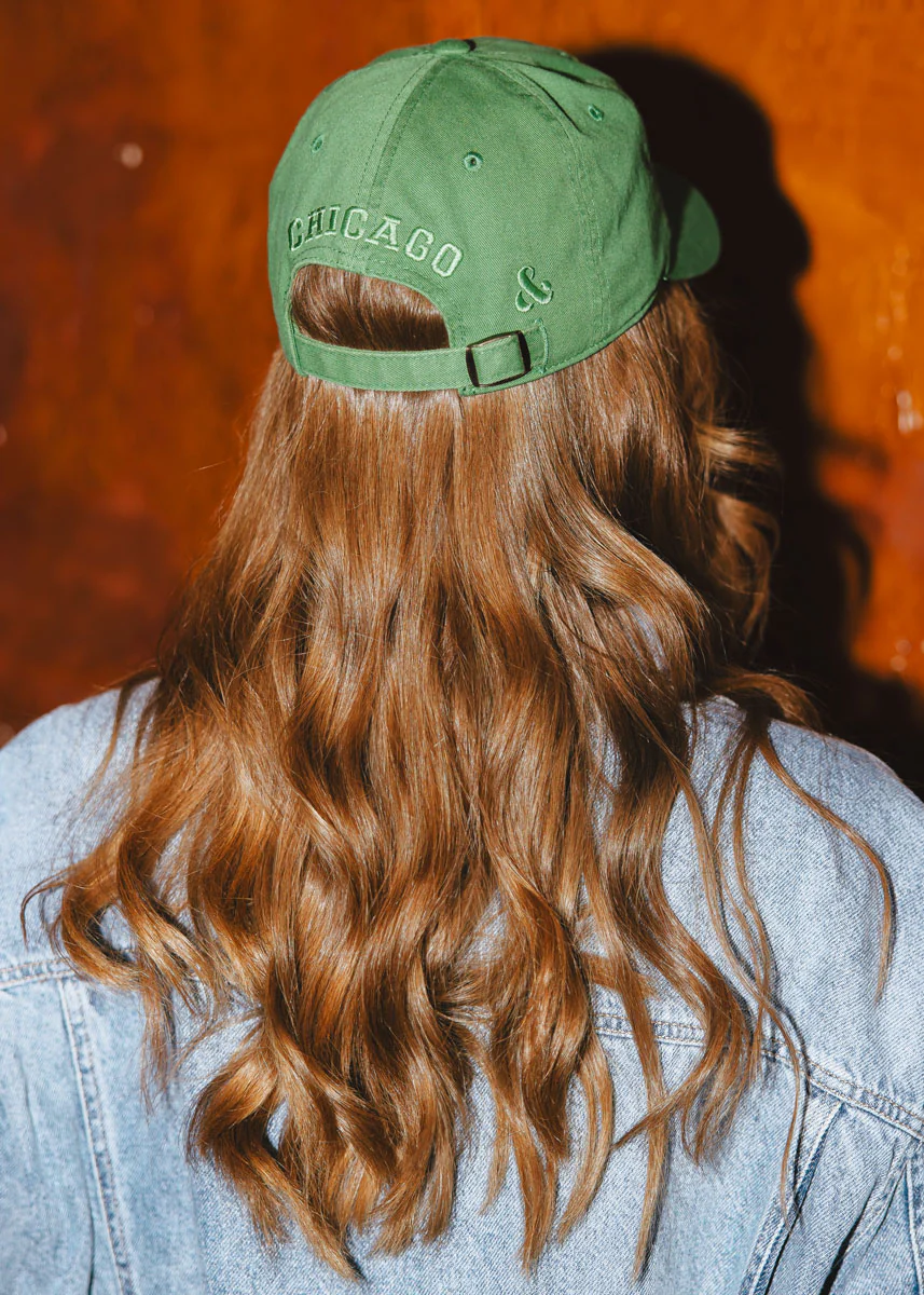 C Is For Chicago Dad Hat - Greenwich Green - Image 4