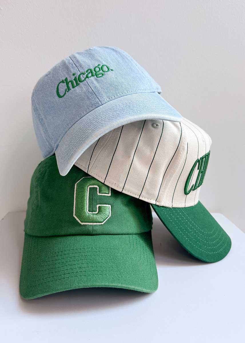 C Is For Chicago Dad Hat - Greenwich Green - Image 6