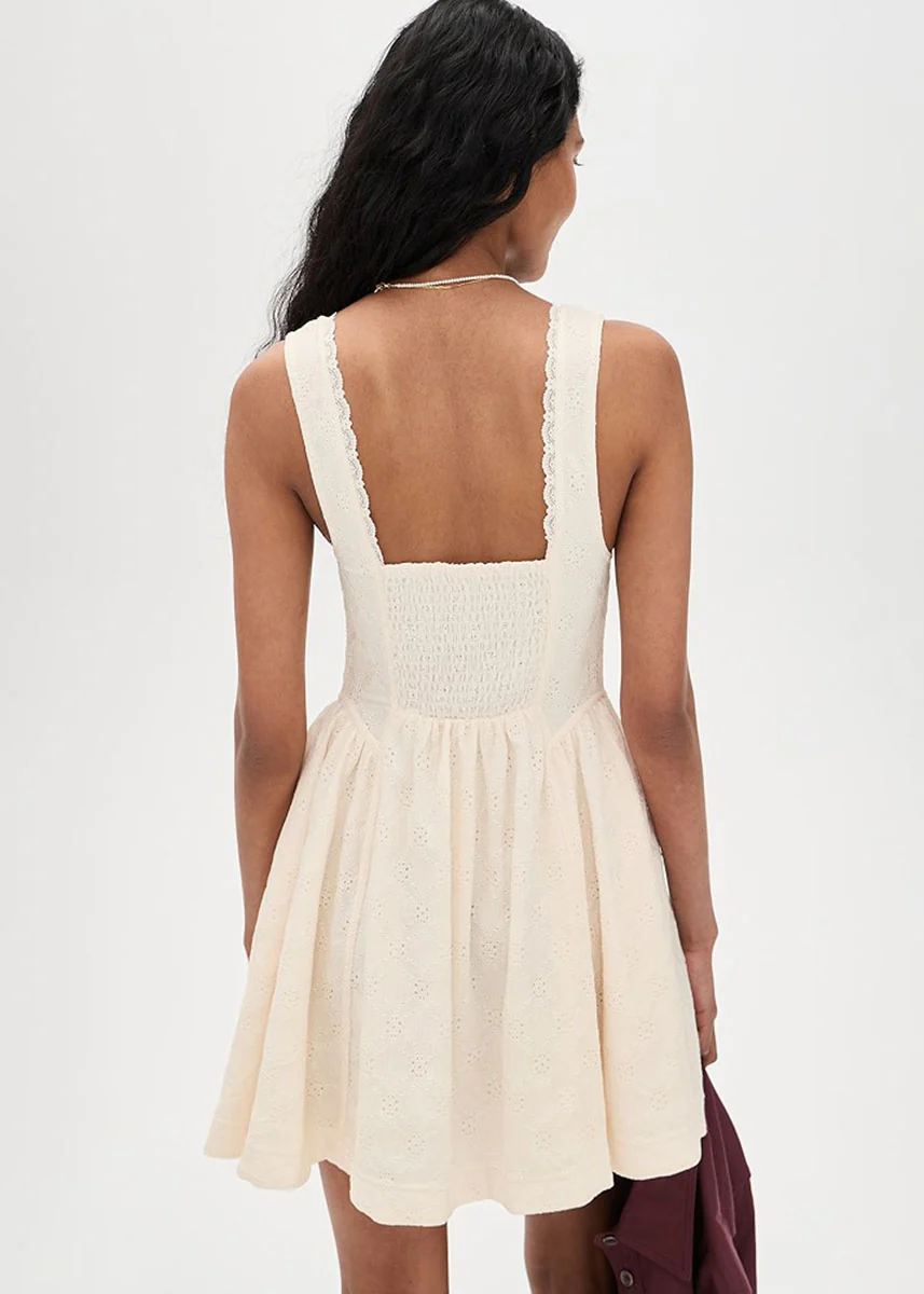 Can't Help It Mini Dress - Champagne Sugar Comb - Image 4