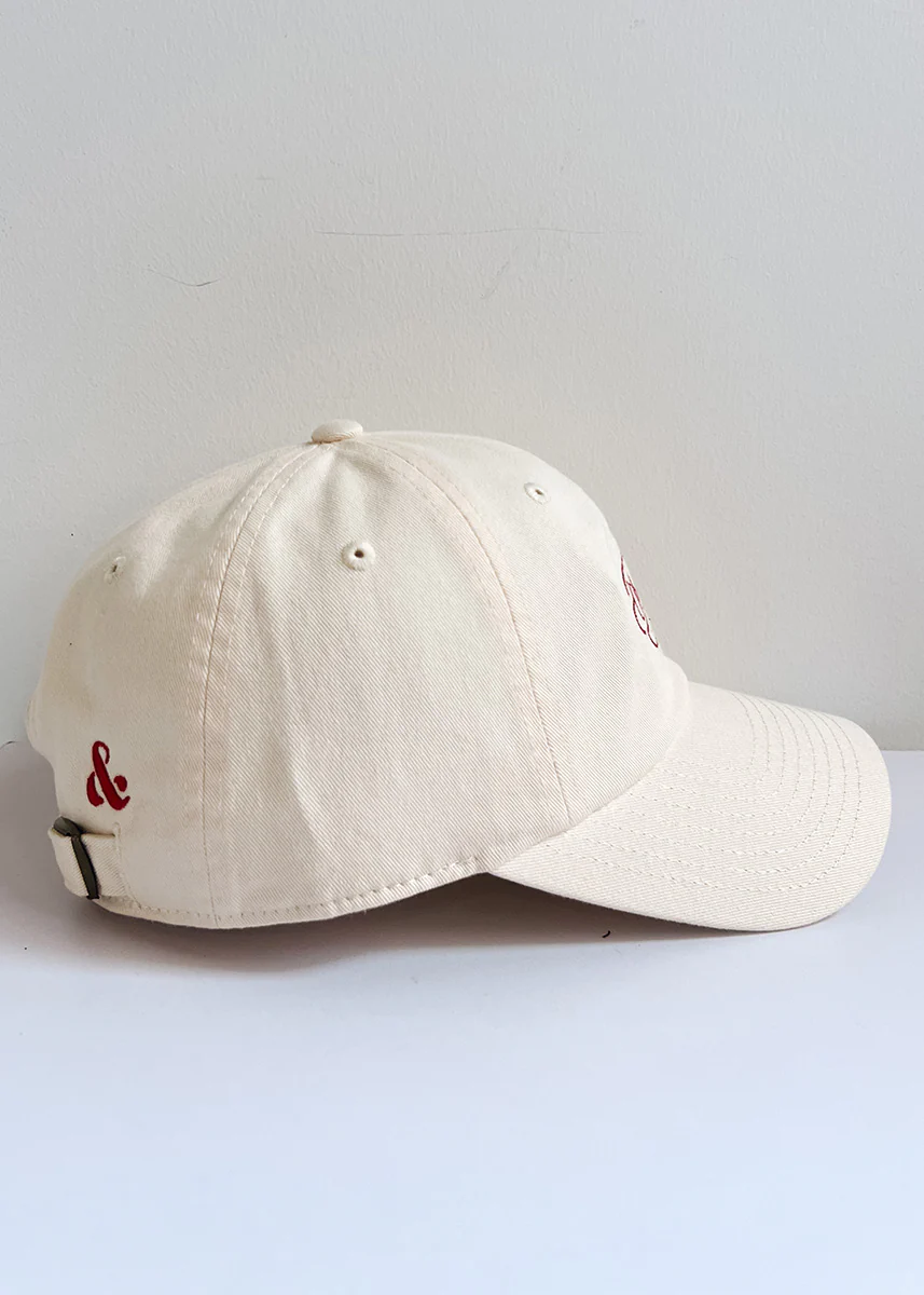 Chainstitch Chicago Dog Dad Hat - Ivory - Image 4