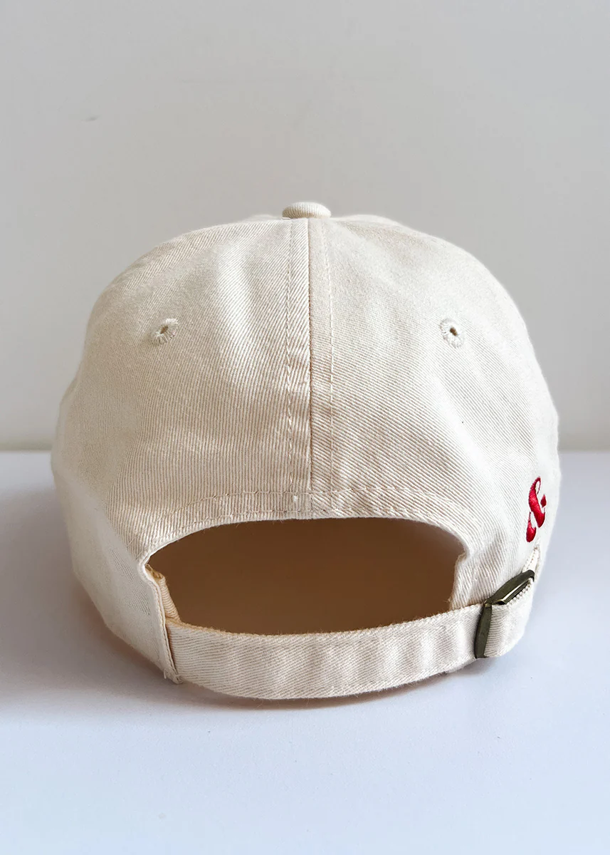 Chainstitch Chicago Dog Dad Hat - Ivory - Image 5