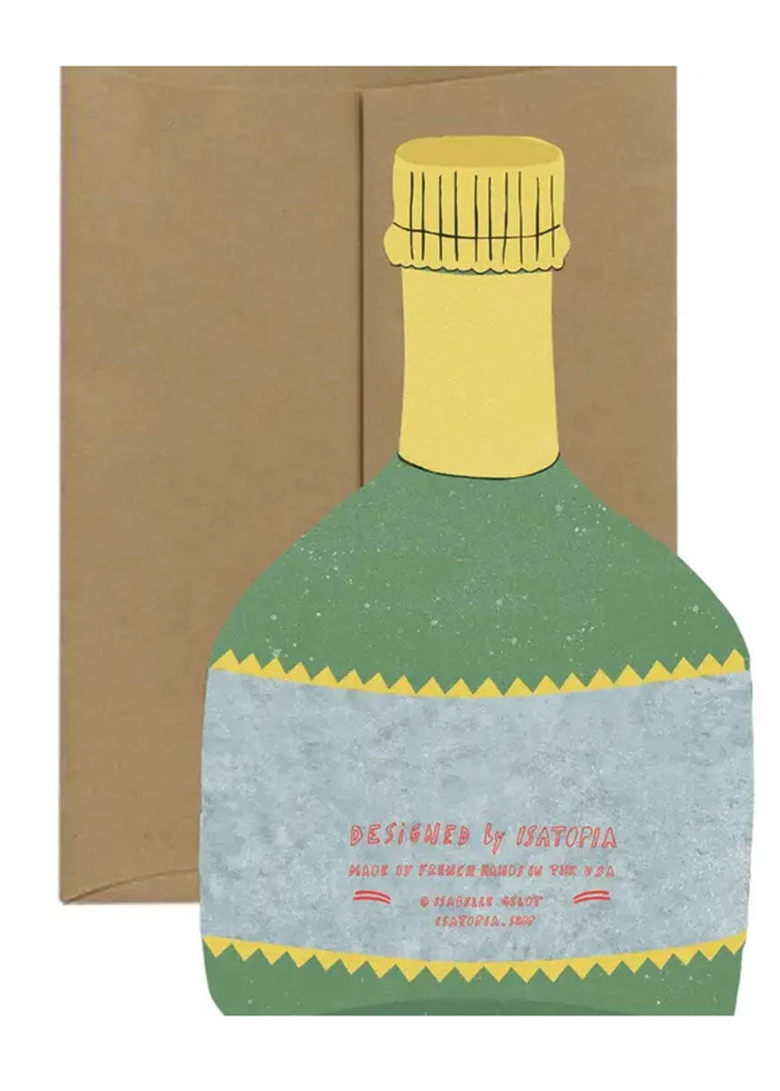 Champagne Bottle Card - Image 2