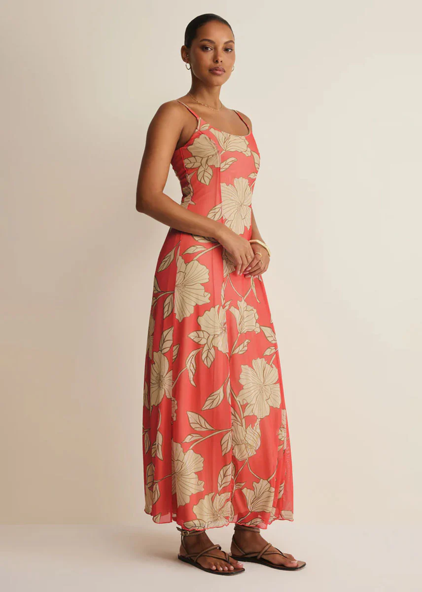 Charisma Bloom Midi Dress - Gelato - Image 2