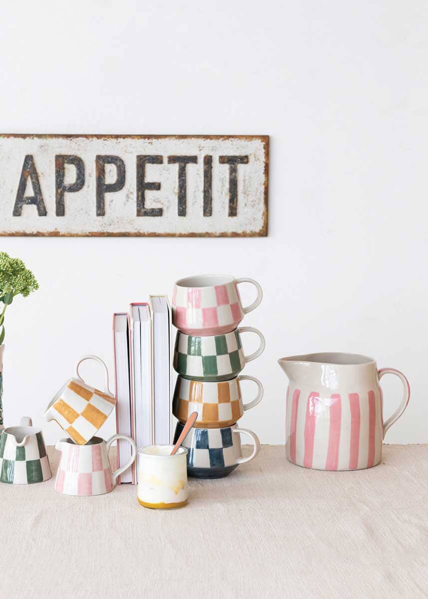 Checkered Mug - Bubblegum - Image 2