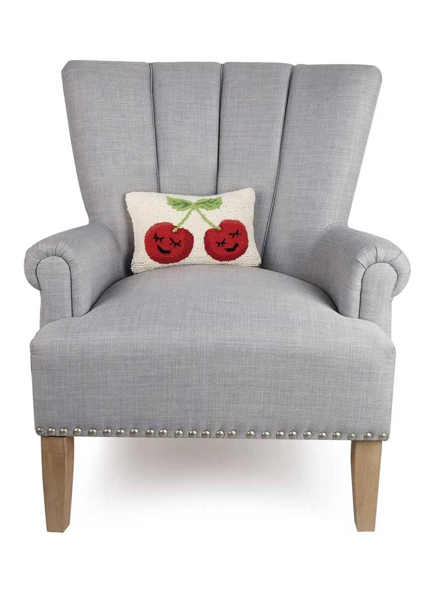 Cherries Hook Pillow - Image 2