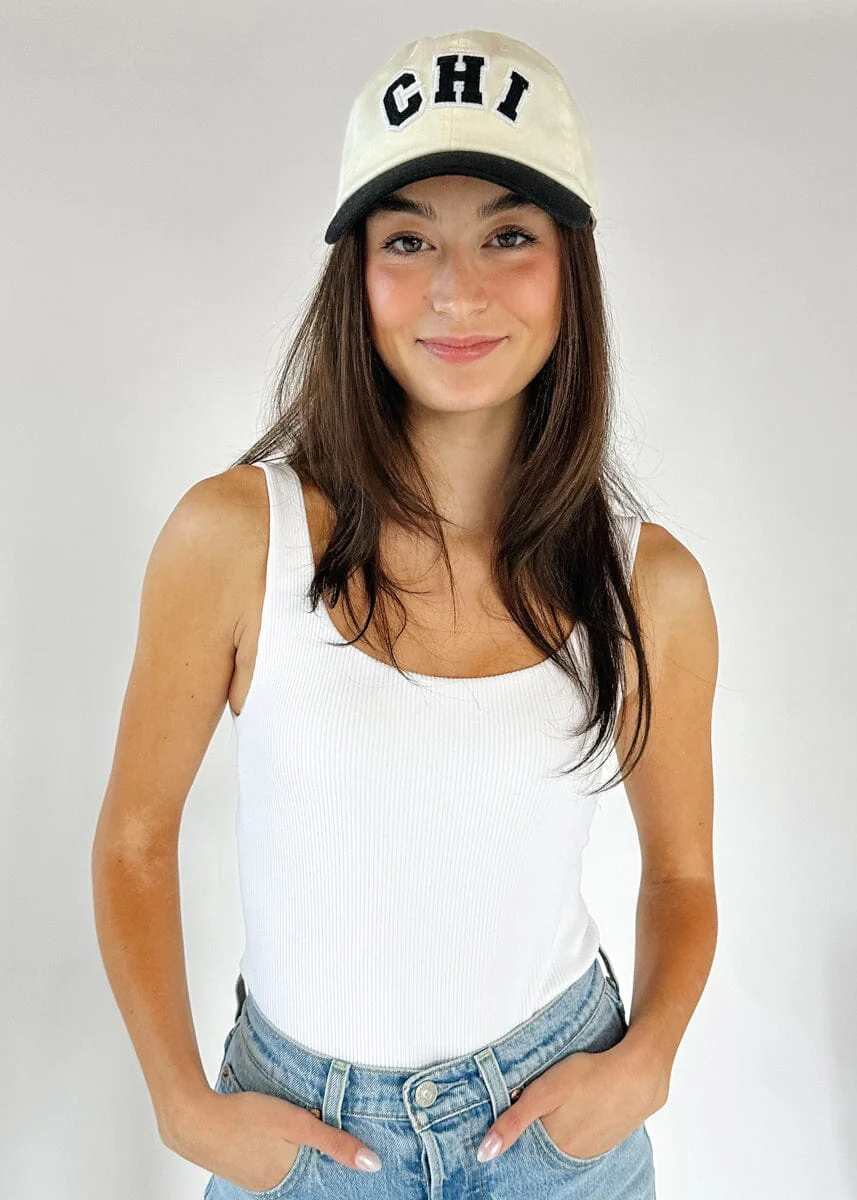 Chi 2-Tone Baseball Cap - Black - Image 5
