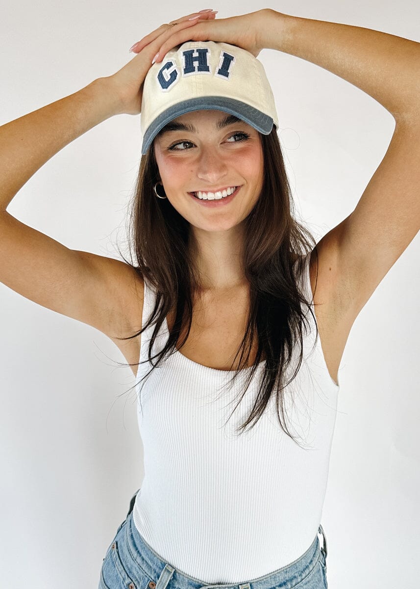 Chi 2-Tone Baseball Cap - Breaker Blue - Image 8
