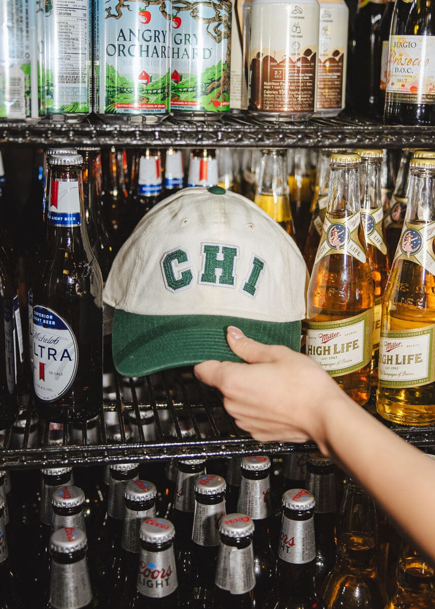 Chi 2-Tone Baseball Cap - Dark Green - Image 3