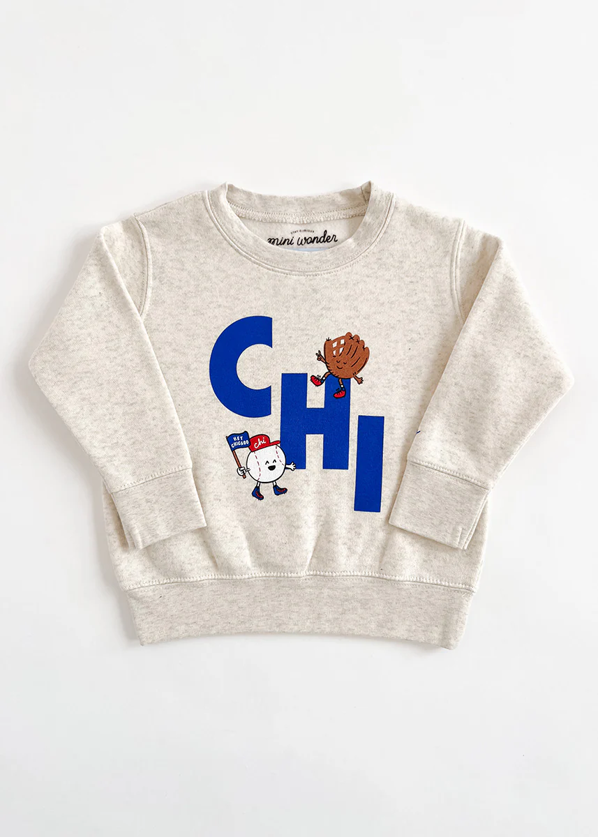 Chi Baseball Game Day Buddies Sweatshirt - Image 4