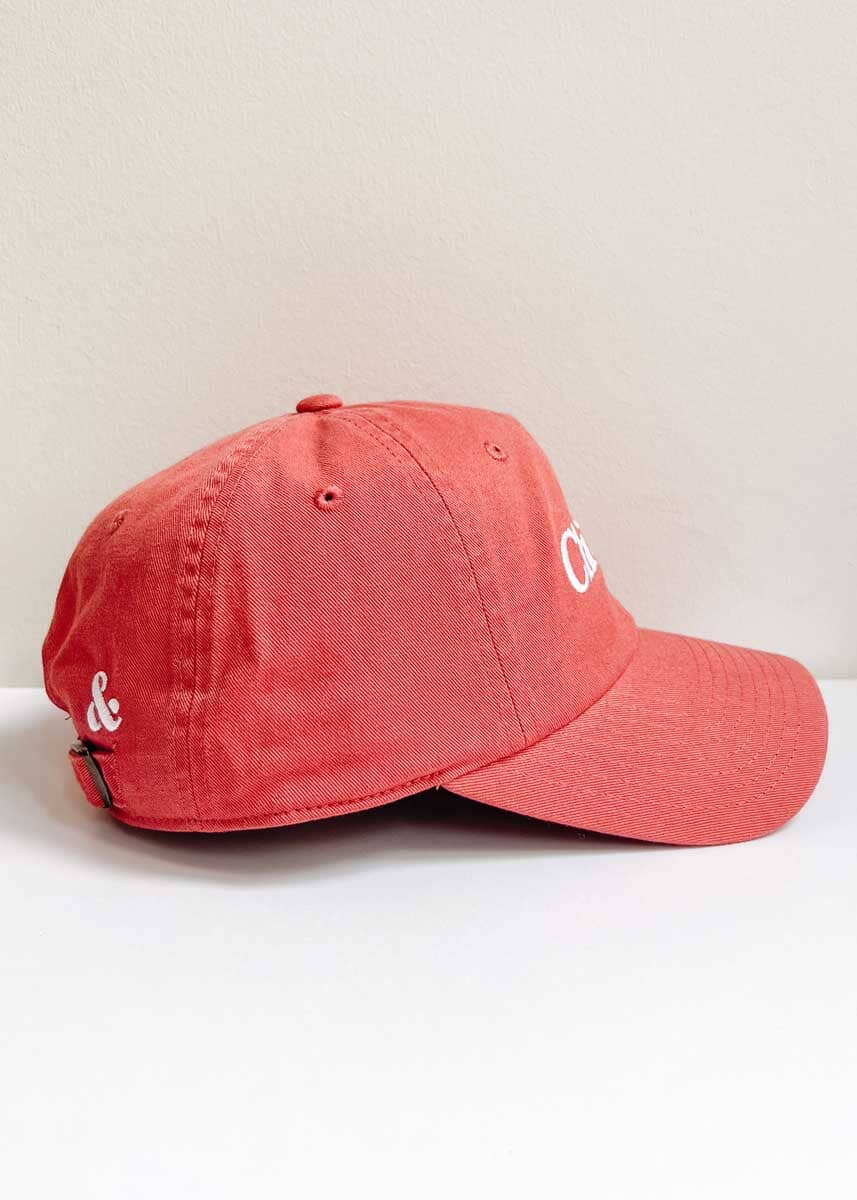 Chi City Dad Hat - Washed Red - Image 3