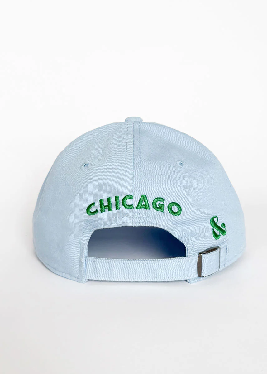 Chi Dad Hat - Blue & Green - Image 3
