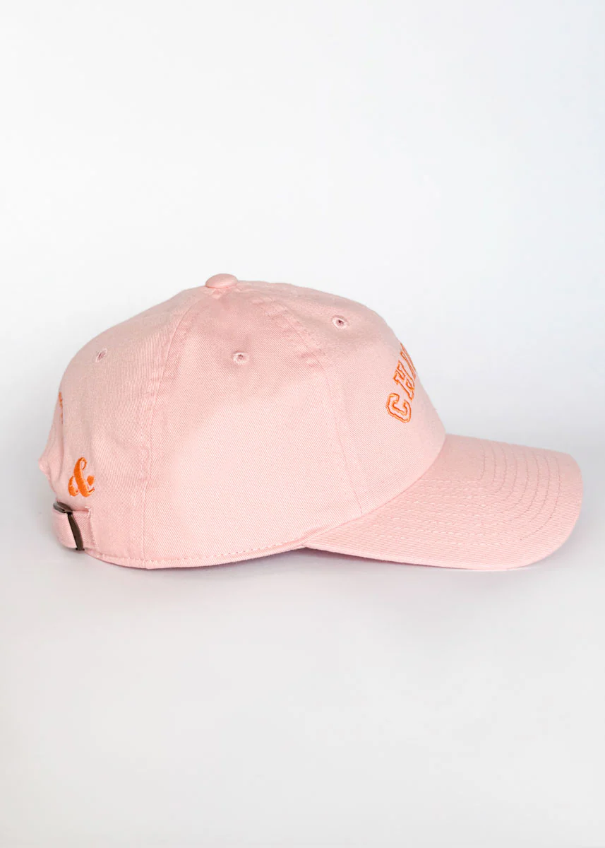 Chicago Arch Dad Hat - Pink & Orange - Image 4