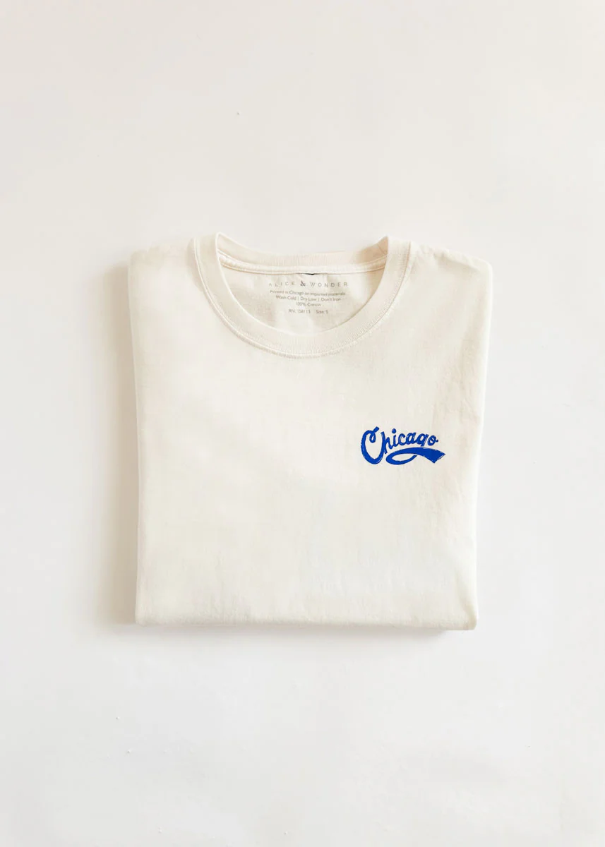 Chicago Baseball Patches Oversized Tee - Image 6