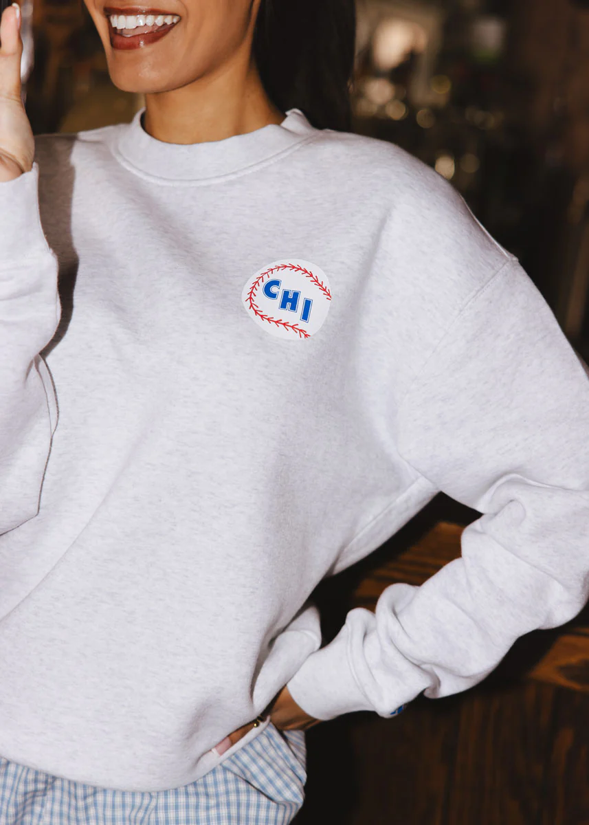 Chicago Baseball Patches Sweatshirt - Image 3
