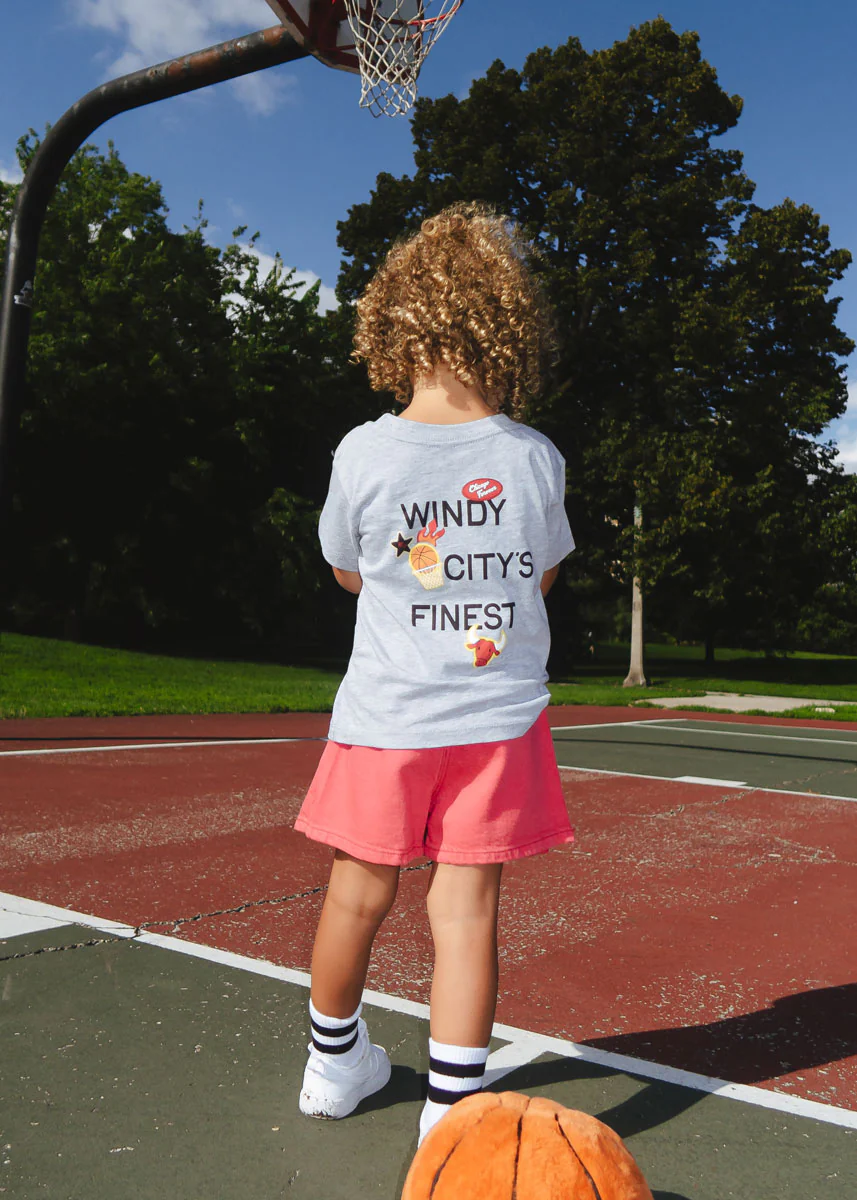 Chicago Basketball Patches Toddler Tee - Image 4