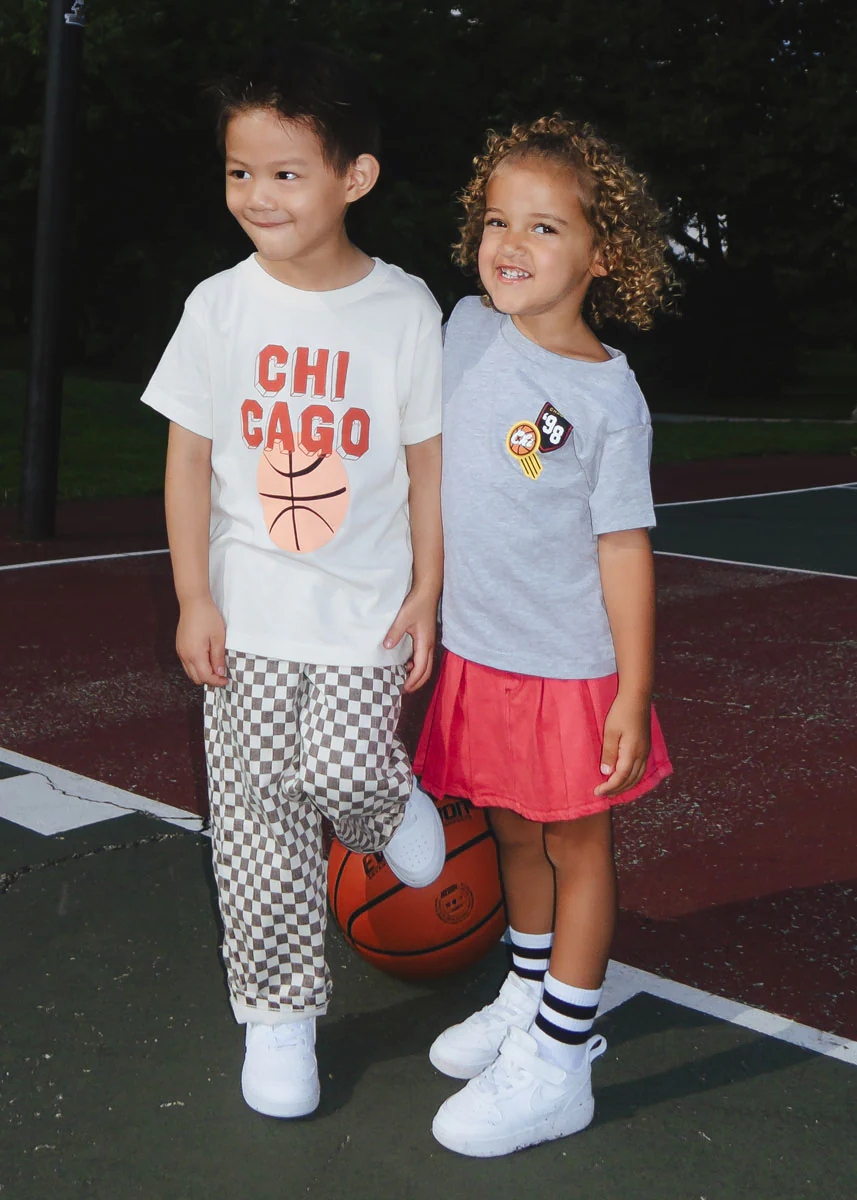 Chicago Basketball Patches Toddler Tee - Image 5