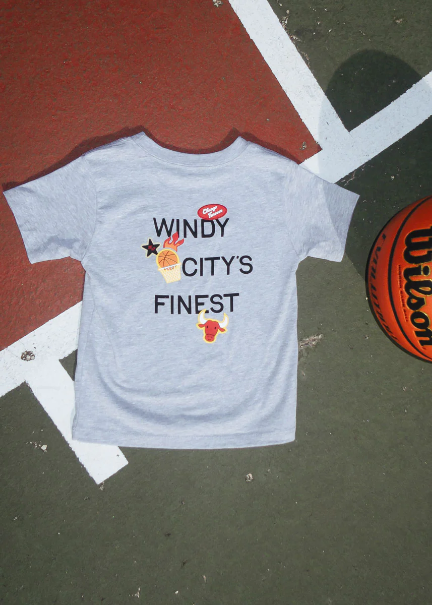 Chicago Basketball Patches Toddler Tee - Image 6