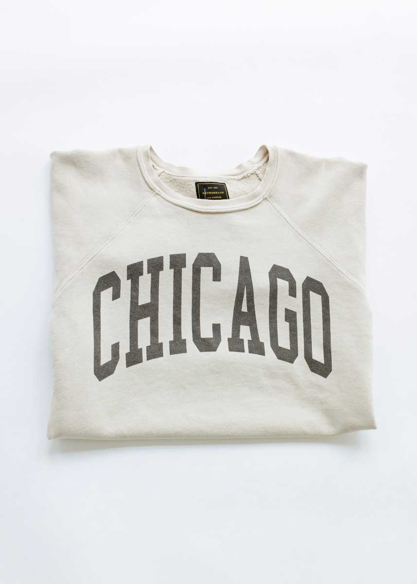Chicago Classic Crew Sweatshirt - Vintage Stone - Image 4