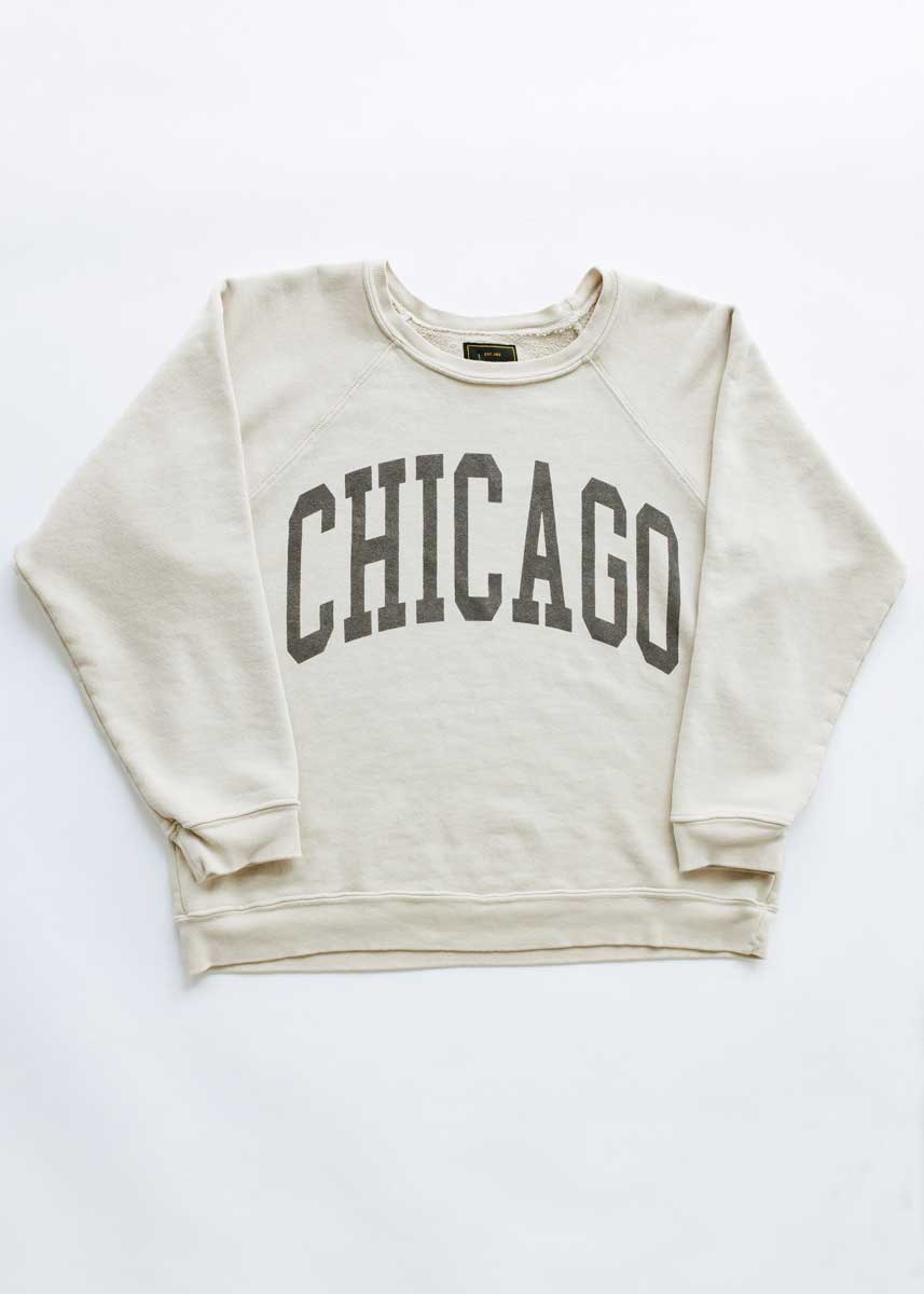 Chicago Classic Crew Sweatshirt - Vintage Stone - Image 5