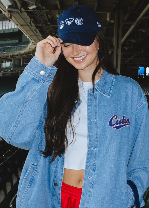 Chicago Cubs Bears Dad Hat - Navy - Image 2