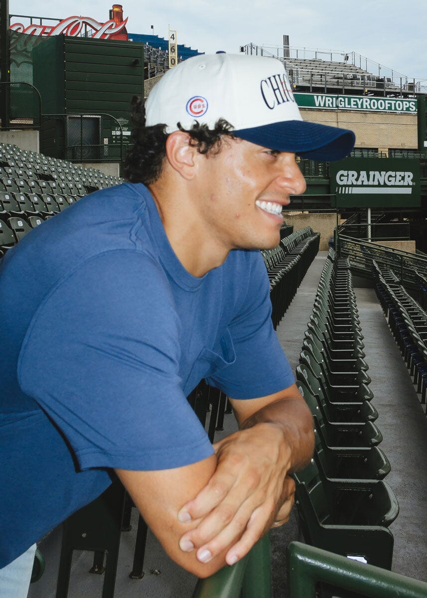 Chicago Cubs Forever Two-Tone Puff Hat - Navy - Image 3